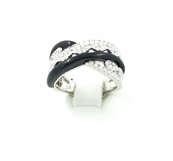 Anello Sangiorgi Preziosi Donna in Oro bianco Diamante 0.87 Ct 187515-13 - 187515-13